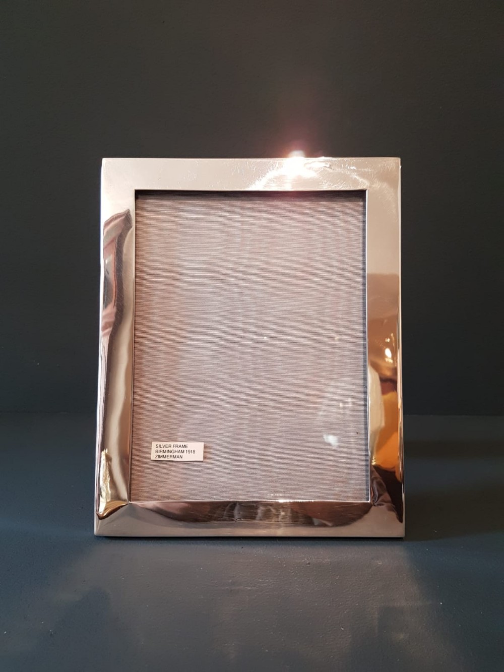 Larger George V Period Polished Silver Photo Frame