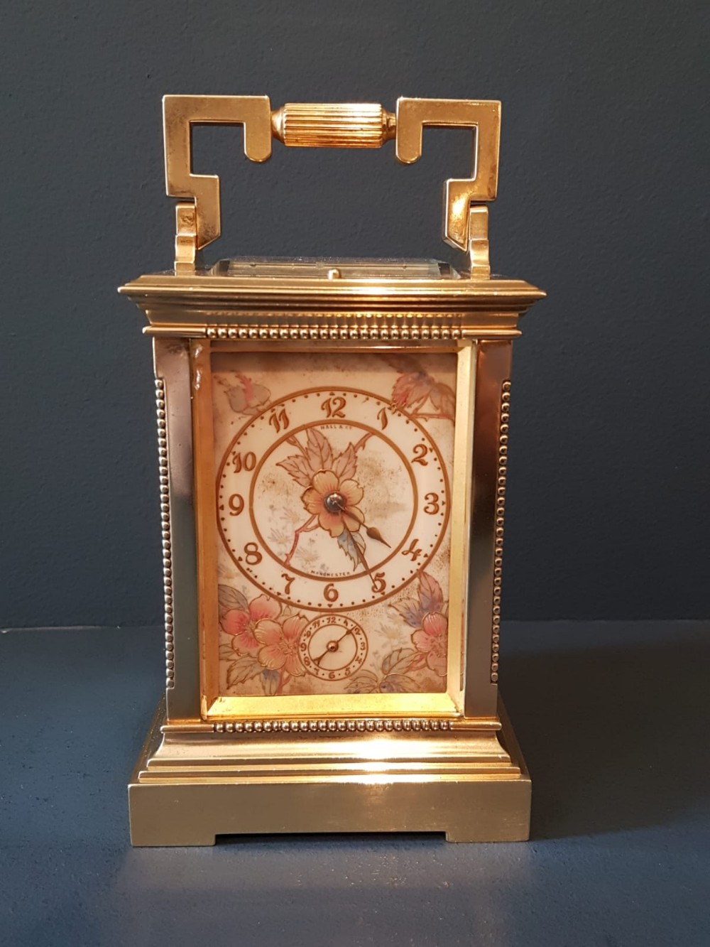 Fine Quality French Porcelain Panel Carriage Clock