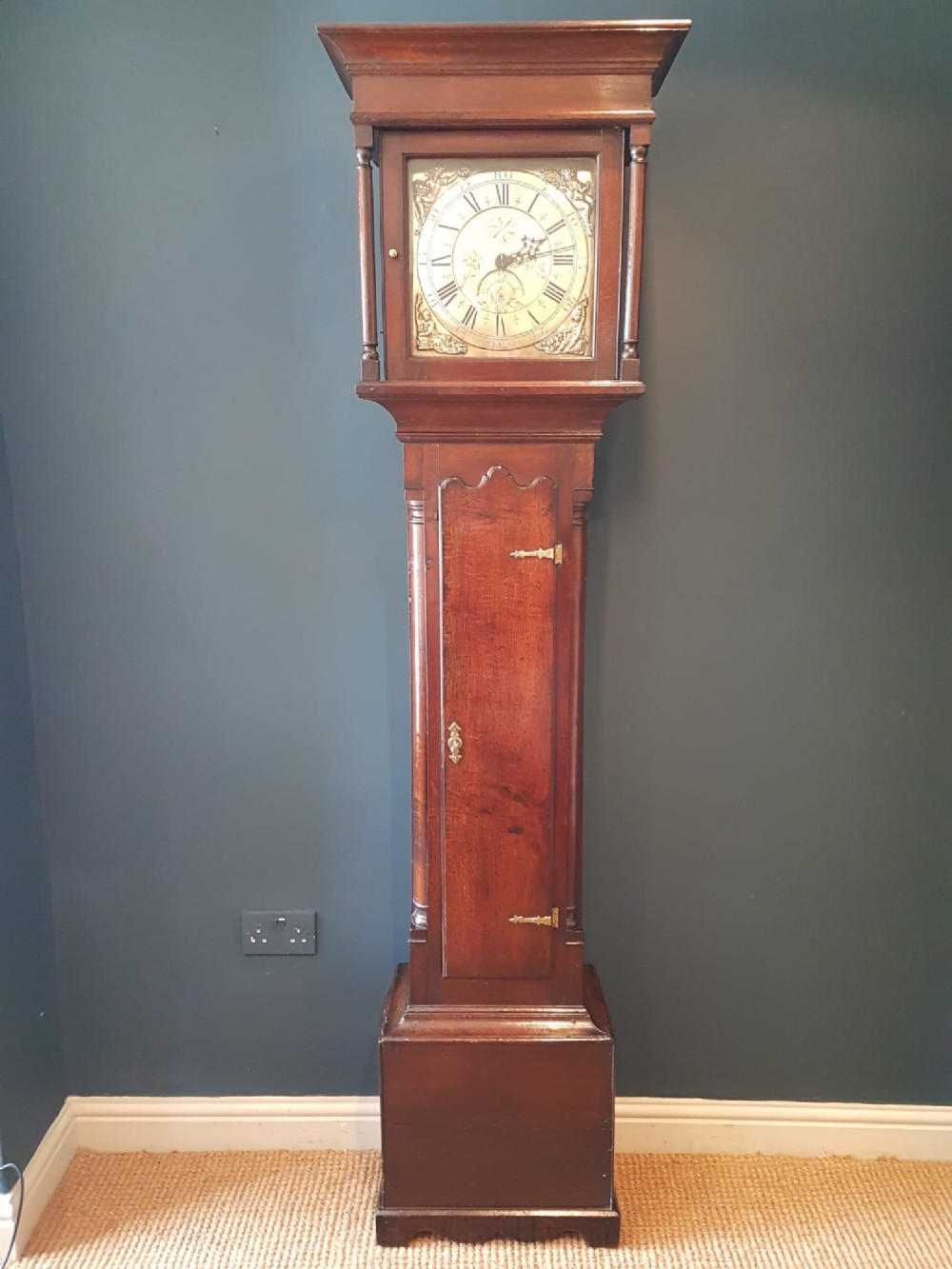 George III Oak Bullock of Ellesmere Longcase Clock