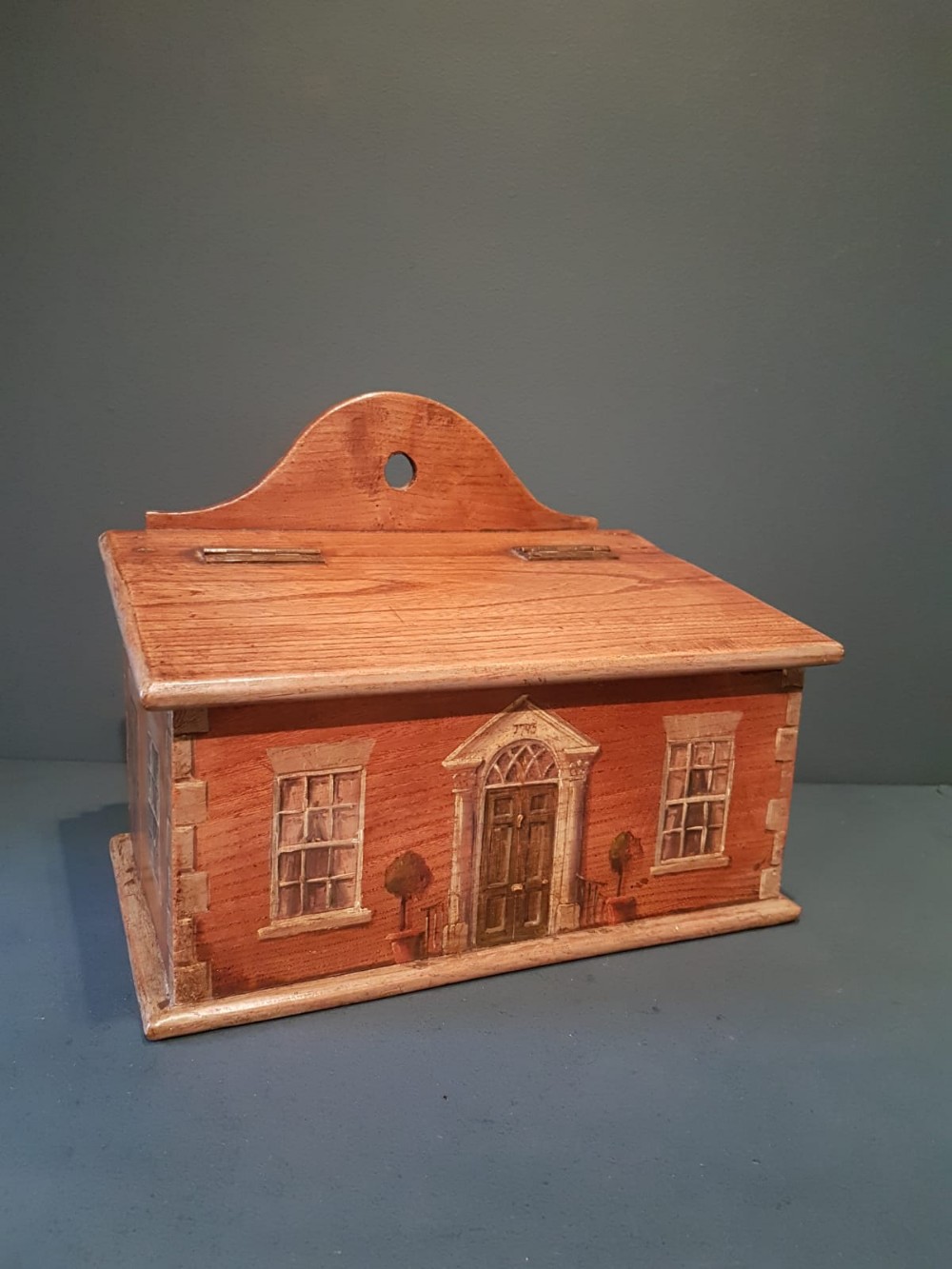 George III Oak Country House Candle Box