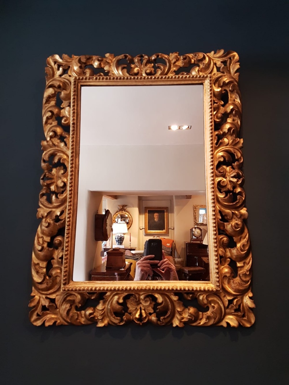 Victorian Timber Gilt Florentine Mirror