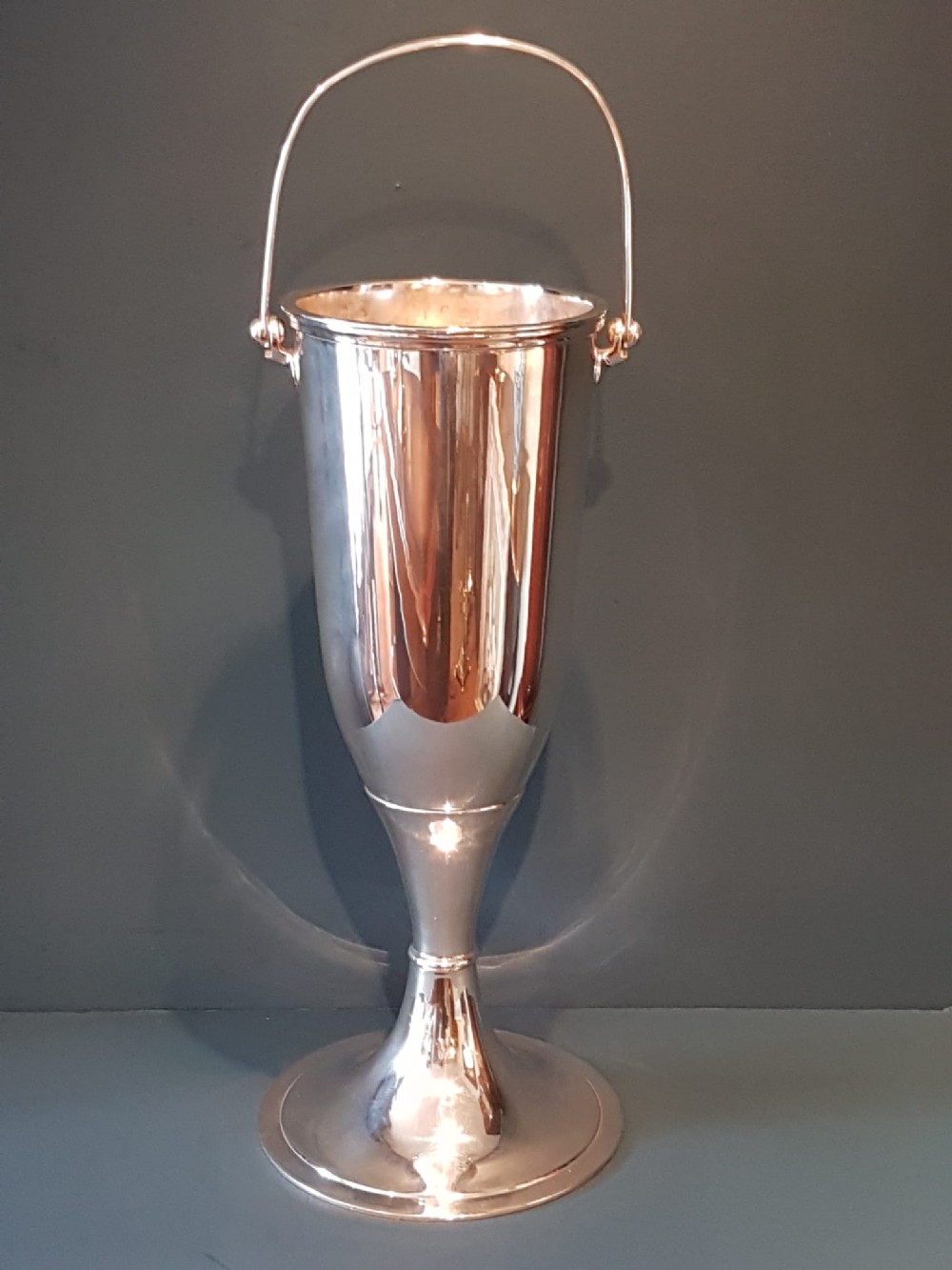 1920's Silver Plated Floor Standing Wine Cooler