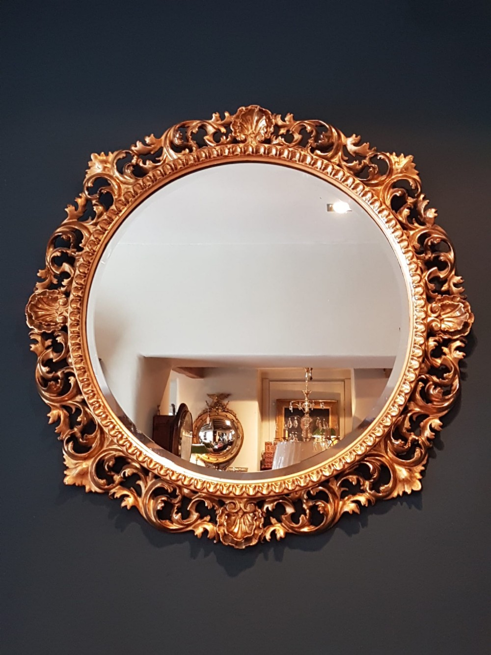 Immaculate Victorian Timber Gilt Florentine Mirror