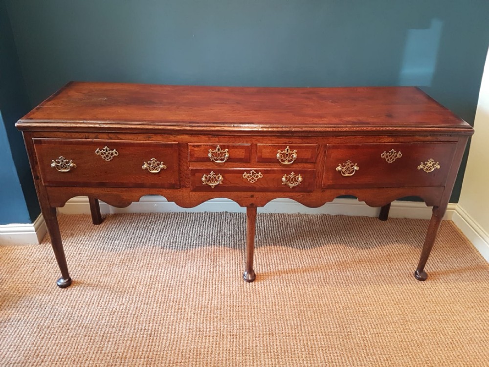 Superb George II Oak Country House Dresser