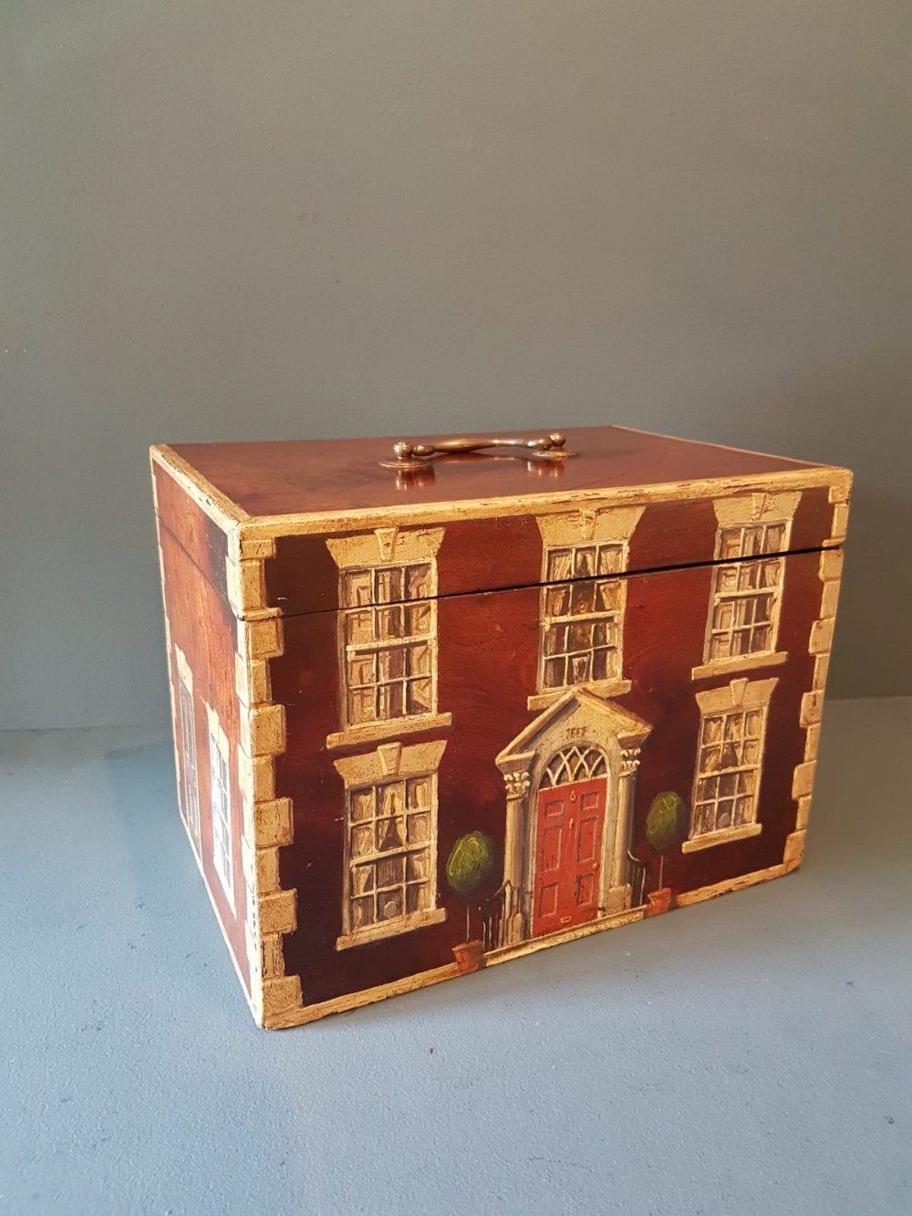George III Mahogany Country House Box