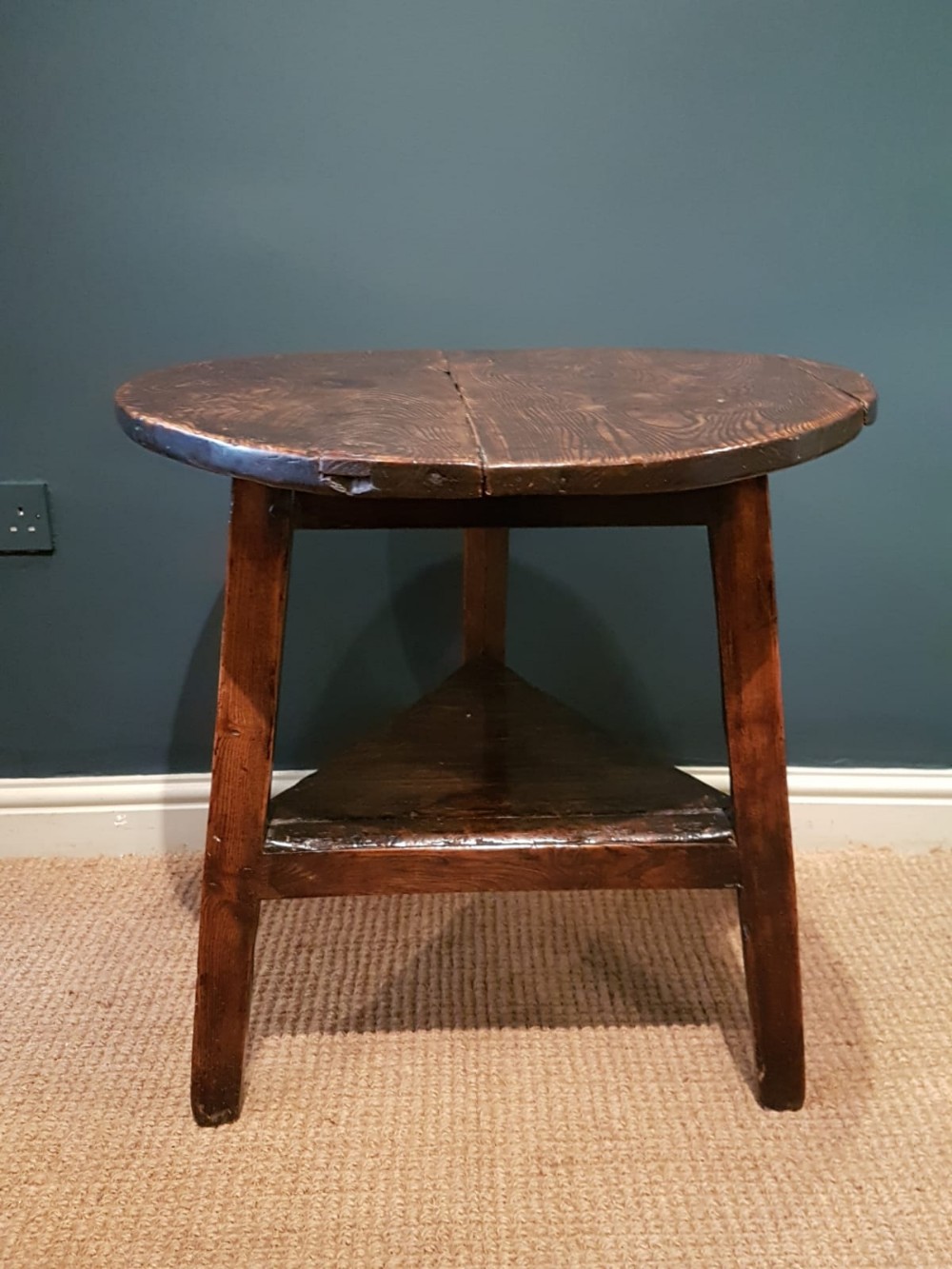 George II Elm Cricket Table