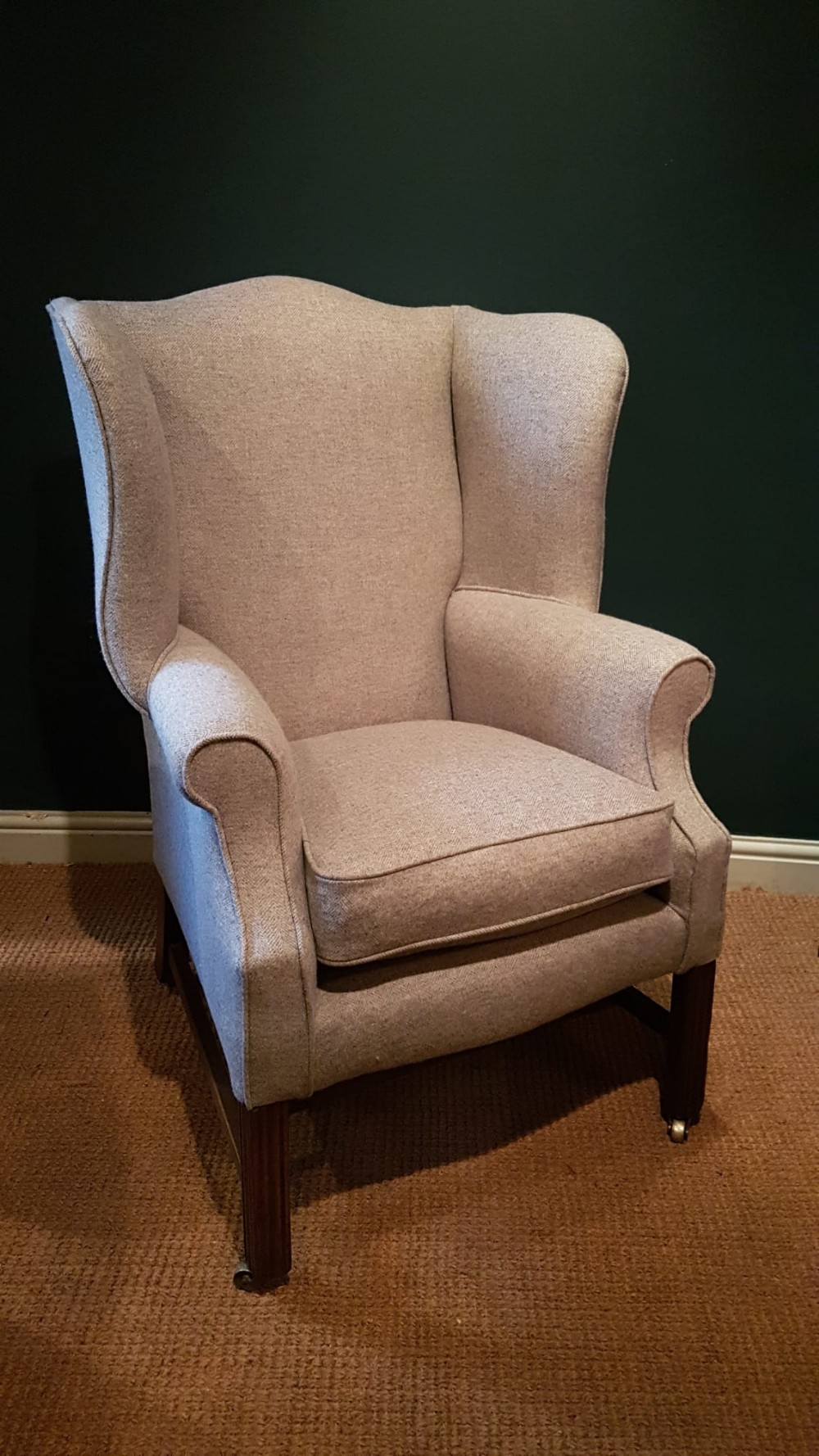George III Wing Back Arm Chair