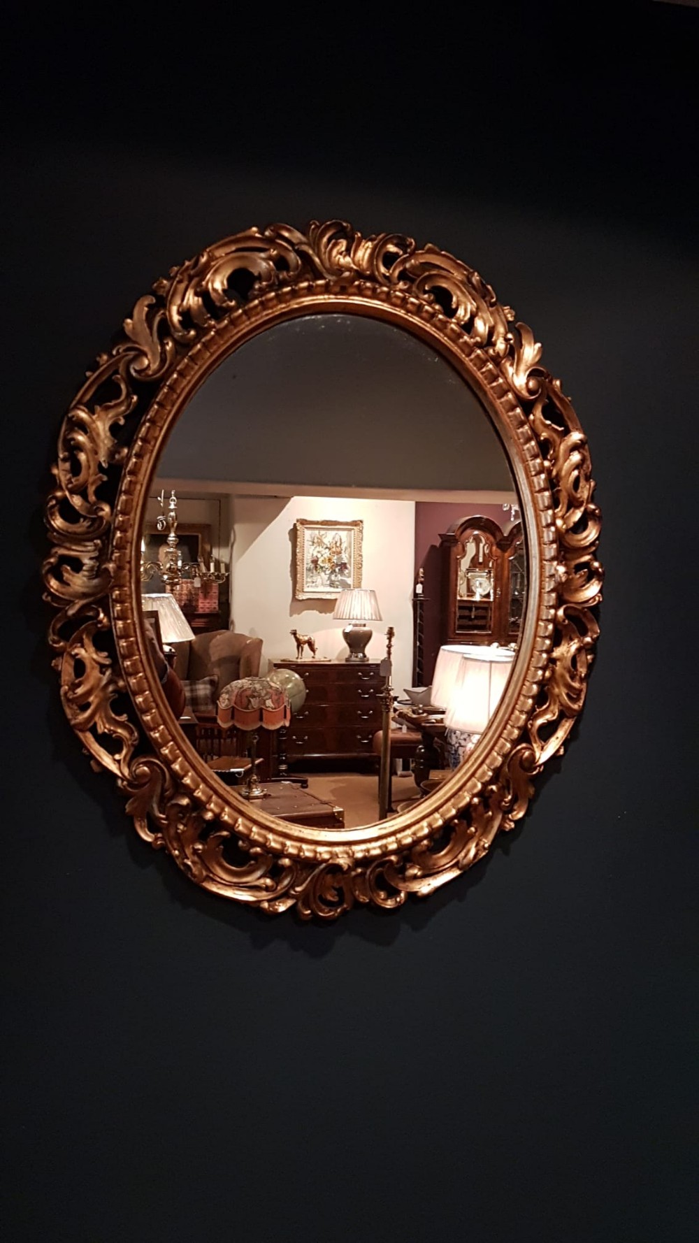 Superb Large Victorian Timber Gilt Mirror