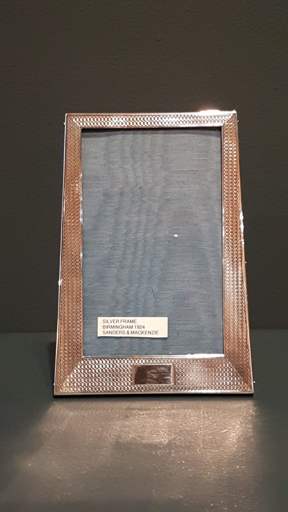George V Silver Photo Frame