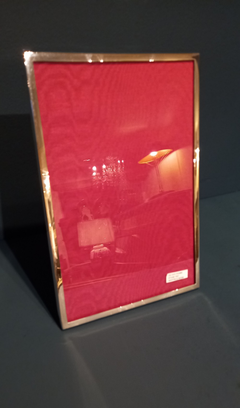 Large George V Silver Photo Frame