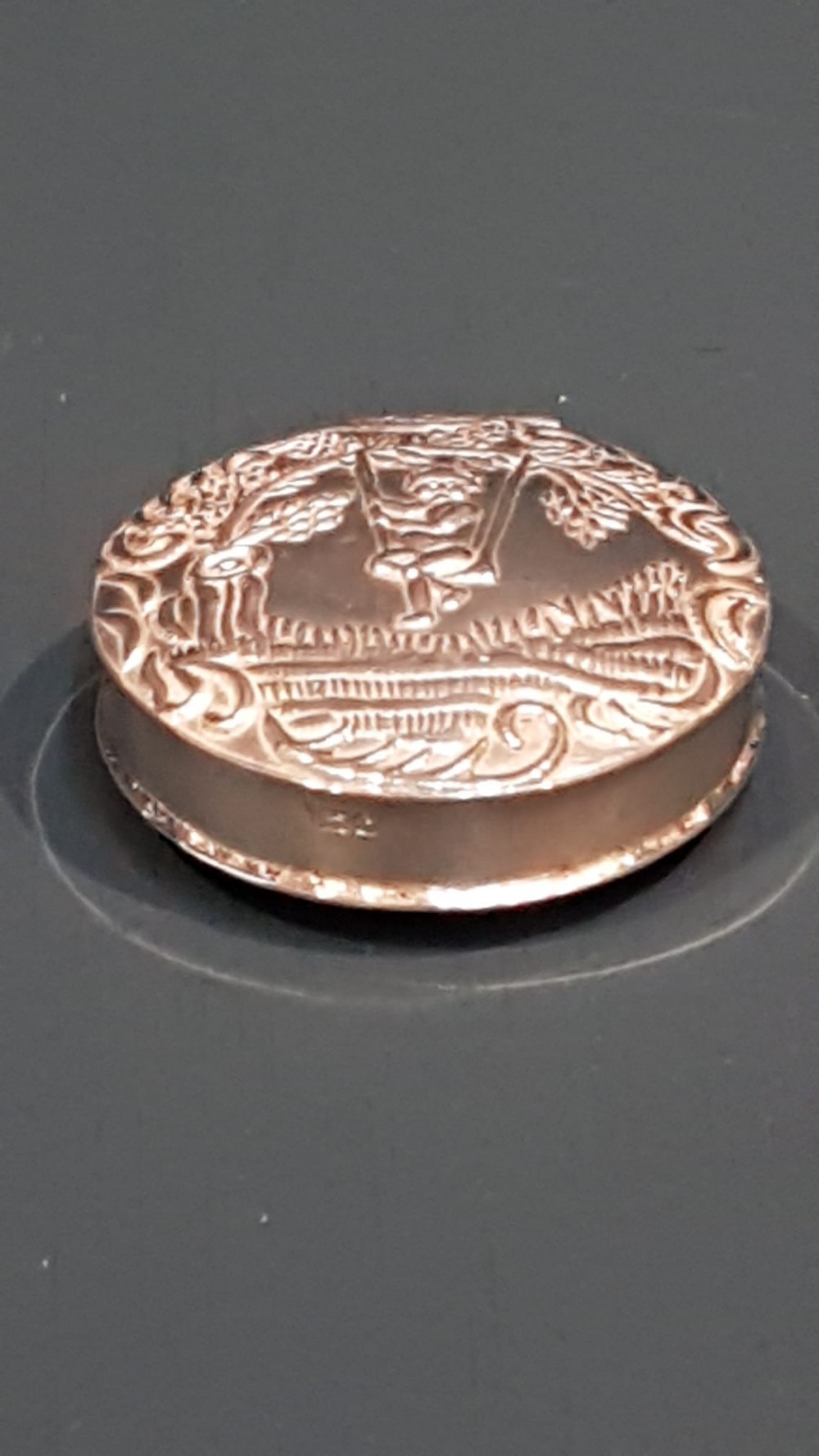 George V Silver Snuff