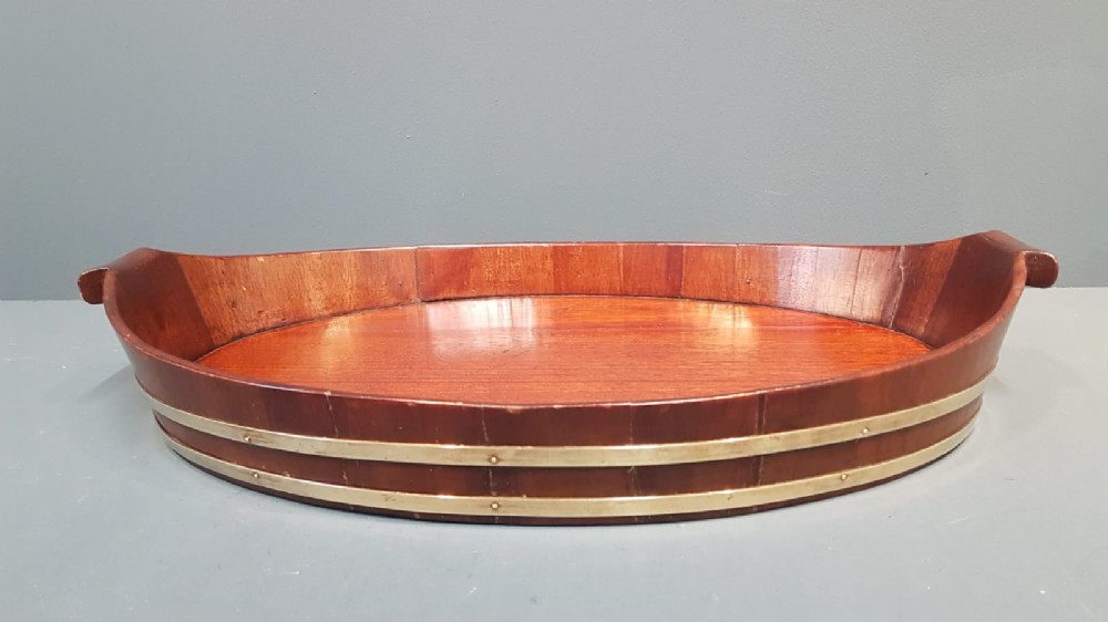 George III Mahogany Tray