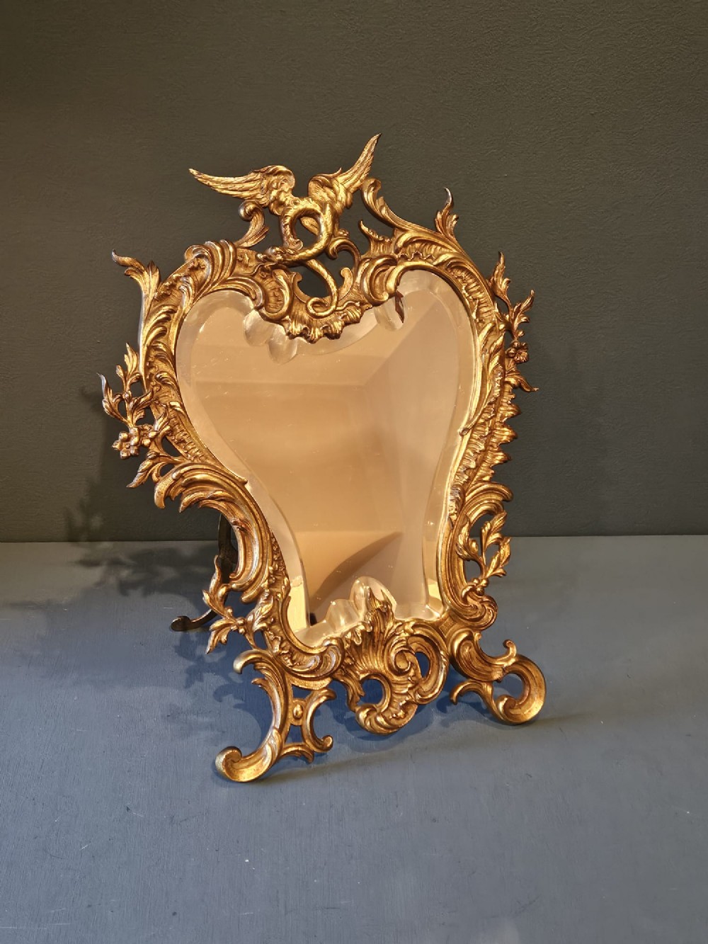 Superb Victorian Gilt Table Mirror