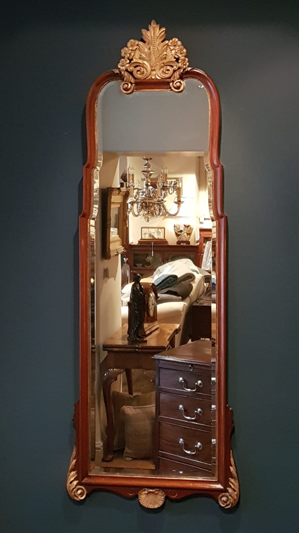 Fine George II Style Full Length Mirror