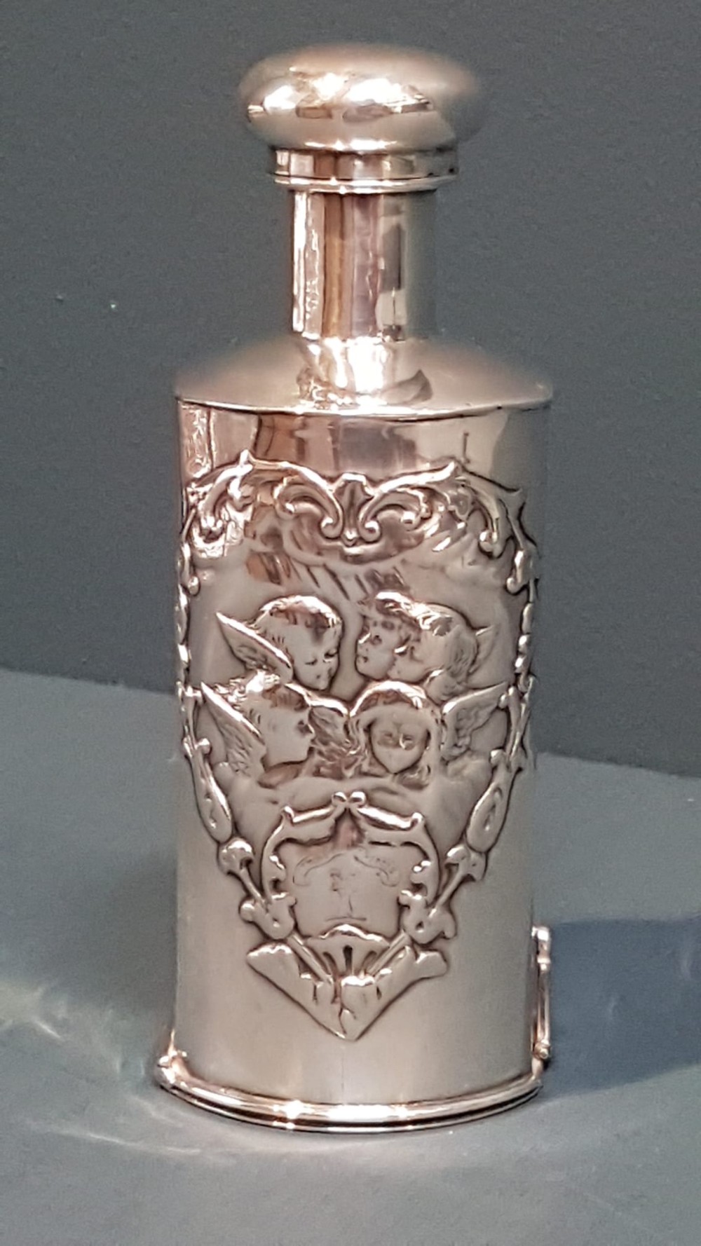 Silver Scent Bottle Cover by William Comyns