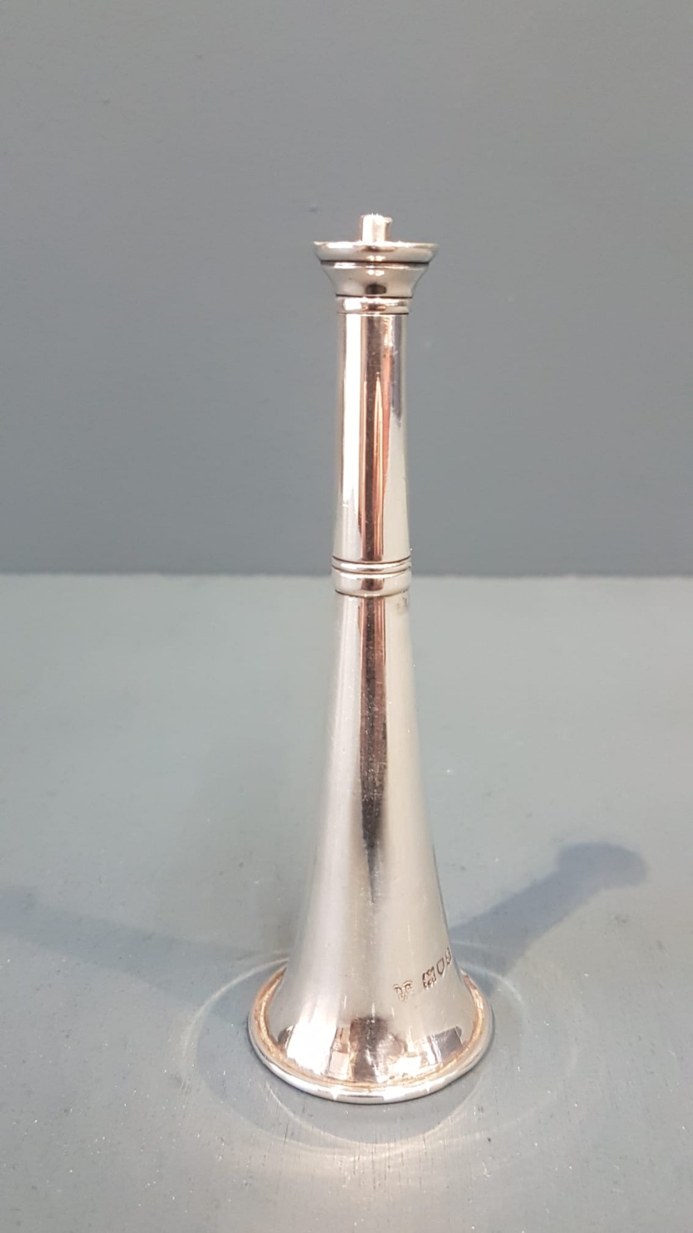 Silver Trumpet Table Light