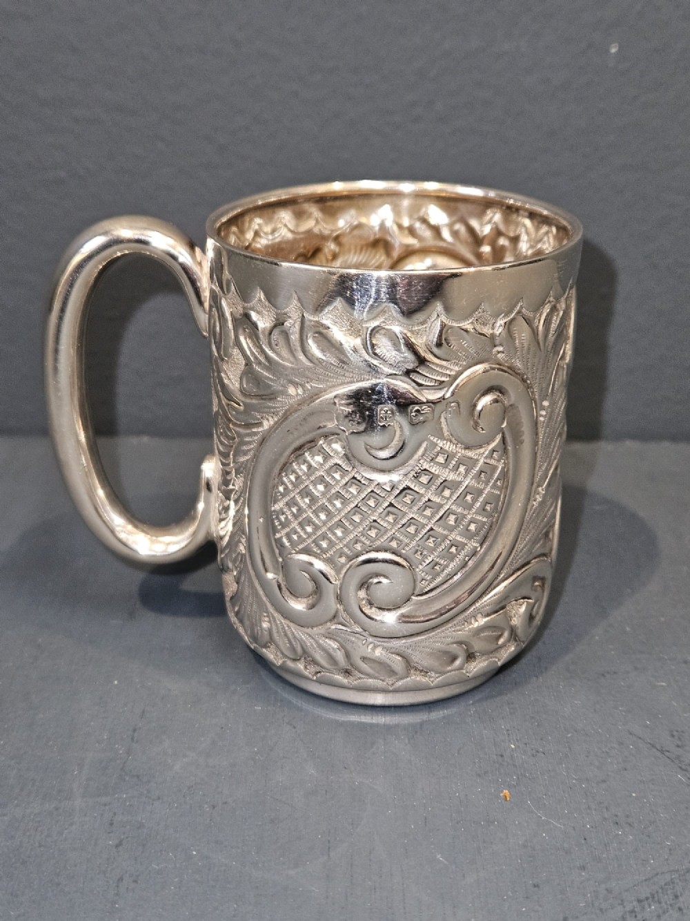 Edwardian Silver Christening Mug