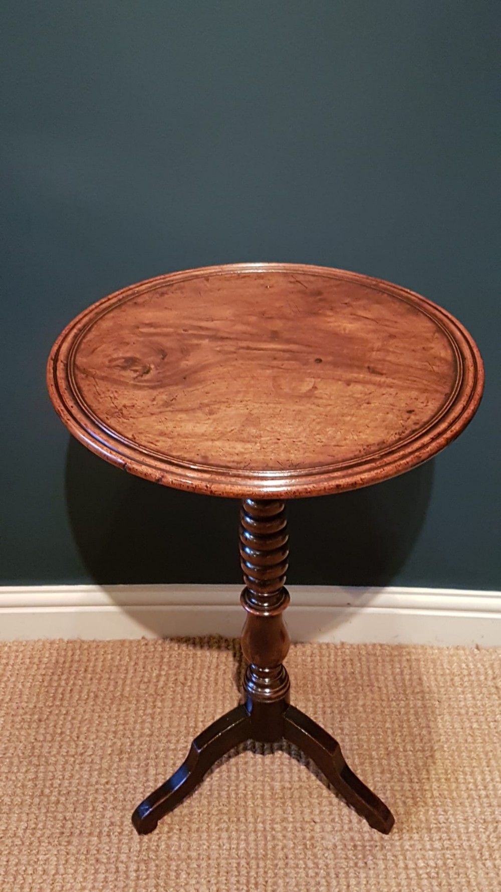 George II Walnut Snap Top Table