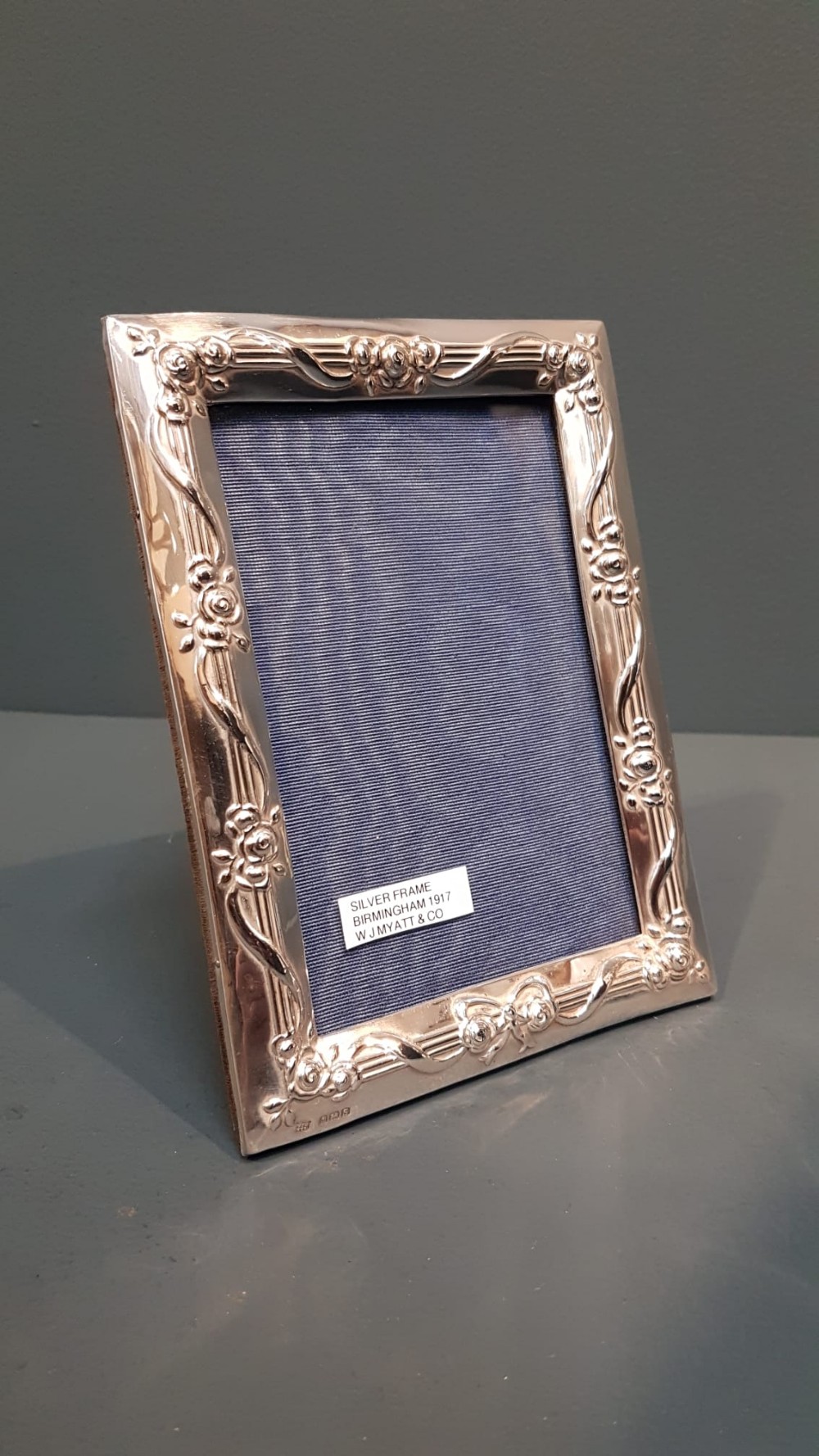 George V Silver Photo Frame