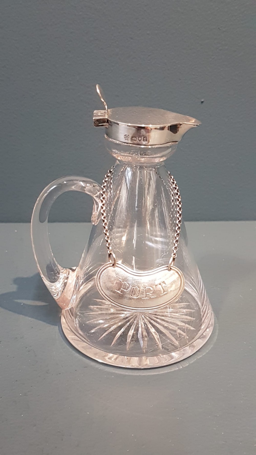 Hukin & Heath Silver Mounted Port Noggin