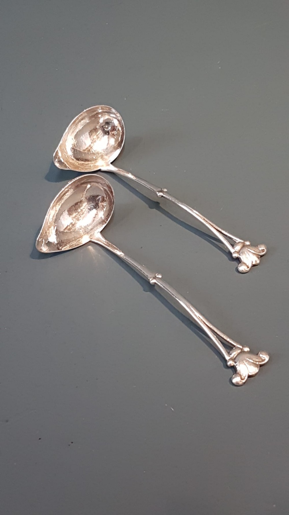 Pair of Silver Ladles by Georg Jensen