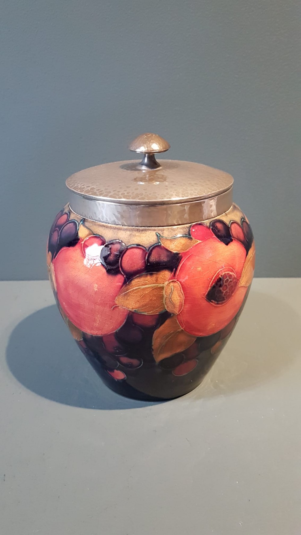 Moorcroft Pomegranate Jar and Cover