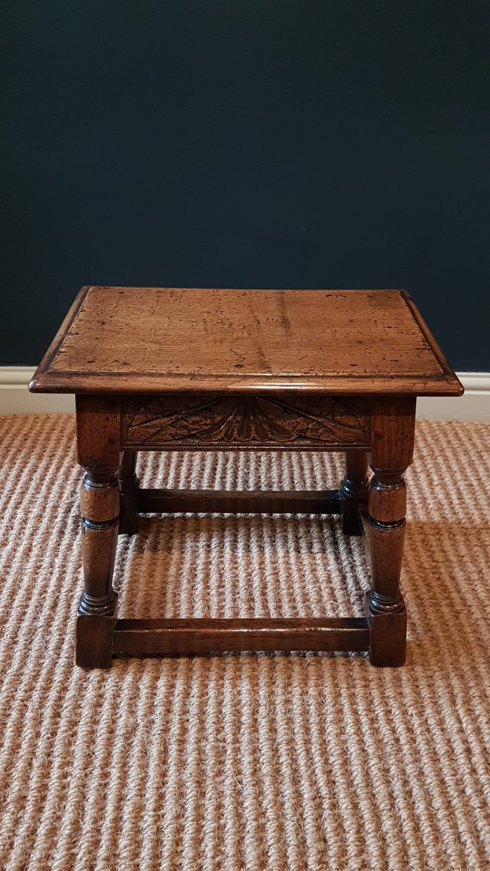 Victorian Oak Joint Stool
