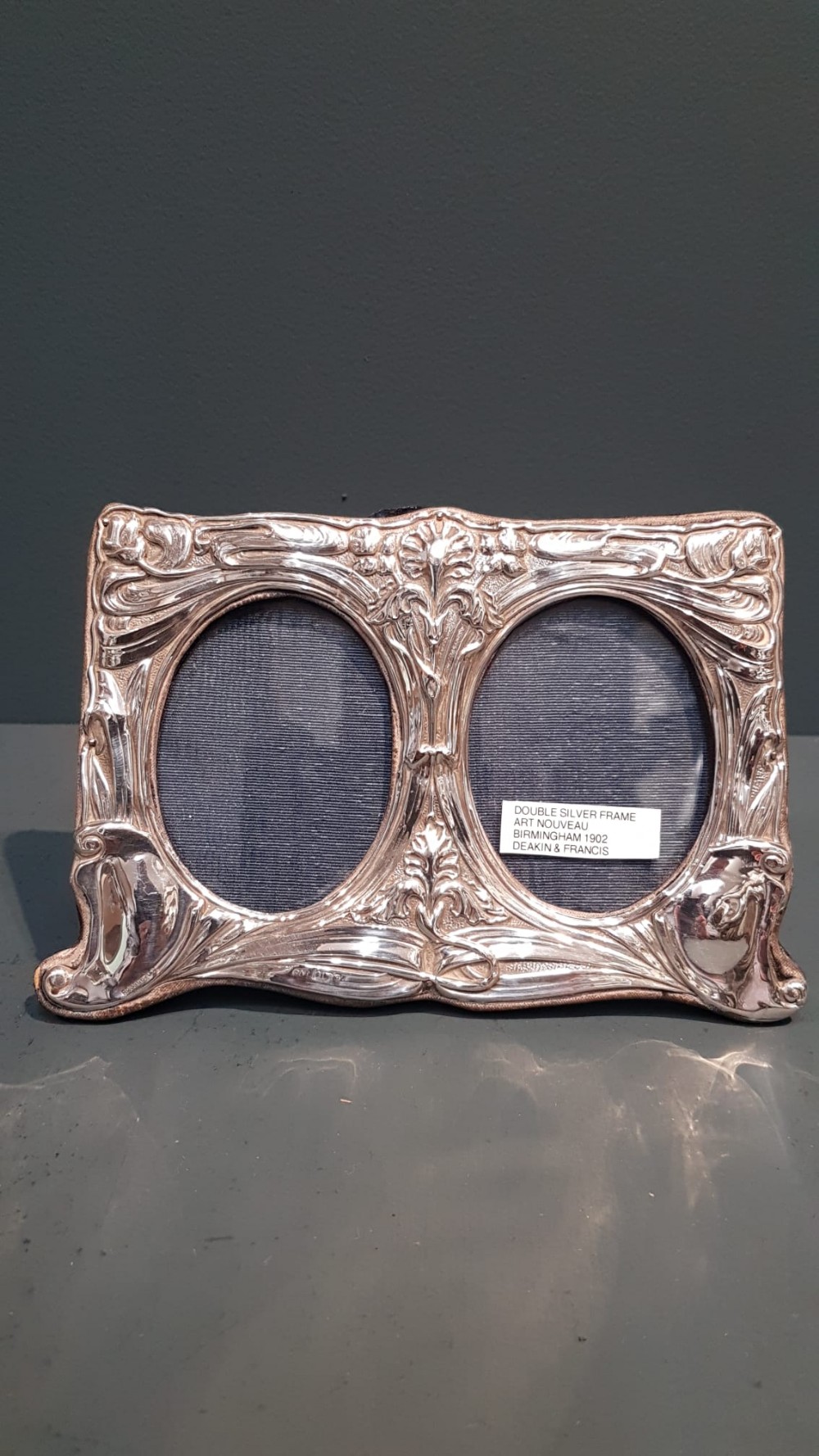 Art Nouveau Silver Photo Frame