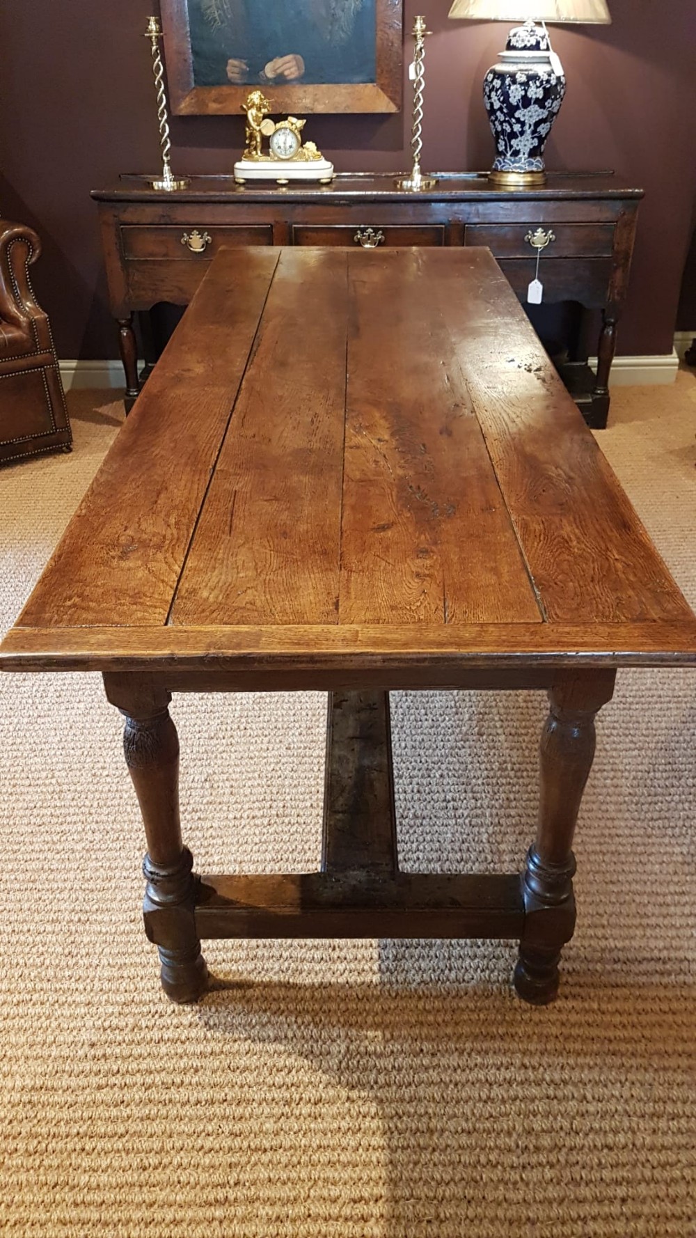 George III Oak Farmhouse Refectory Table
