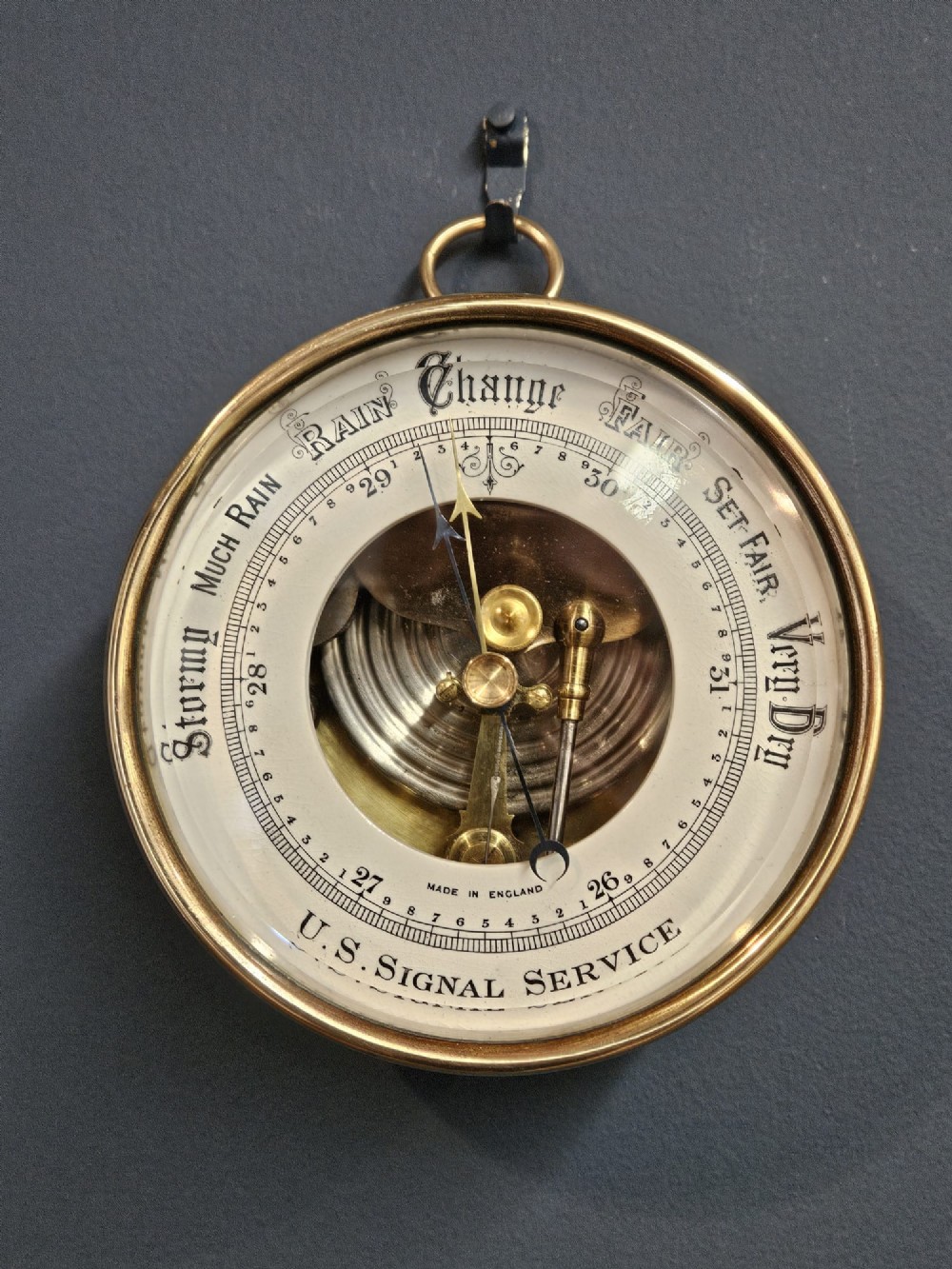 Edwardian US Signal Service Barometer