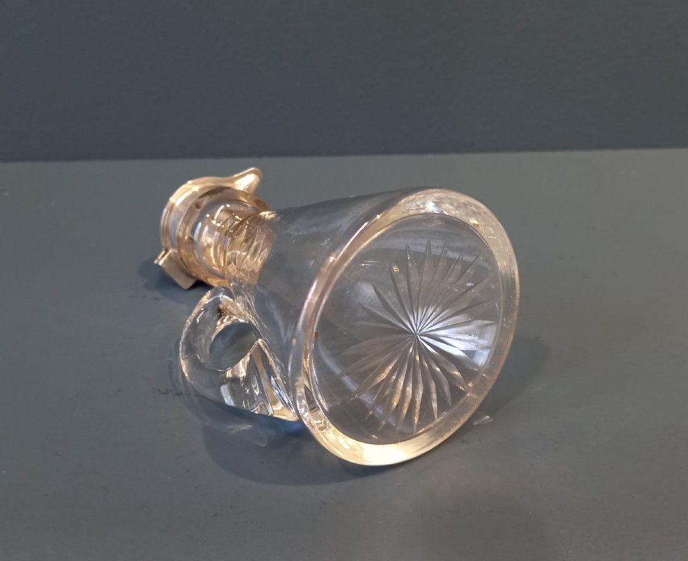 GEORGE V PERIOD SILVER WHISKY NOGGIN DECANTER View VII