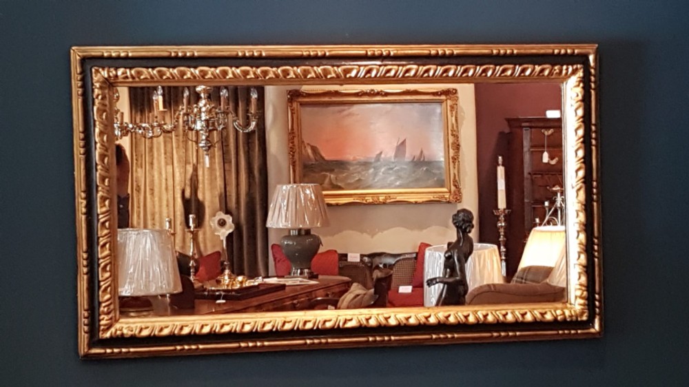 Large Victorian Gilt Mirror