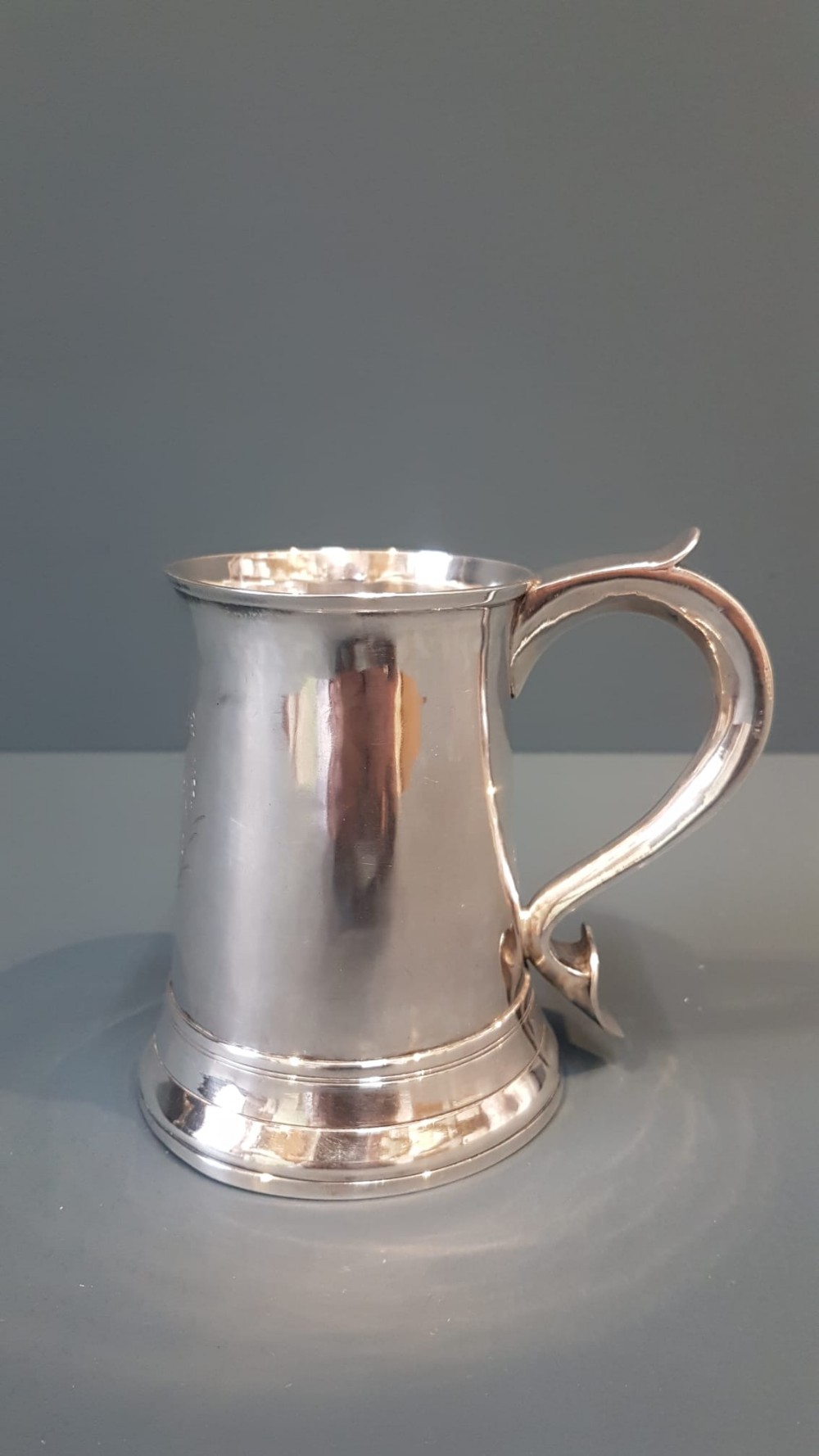 Fine Quality George III Silver Pint Tankard