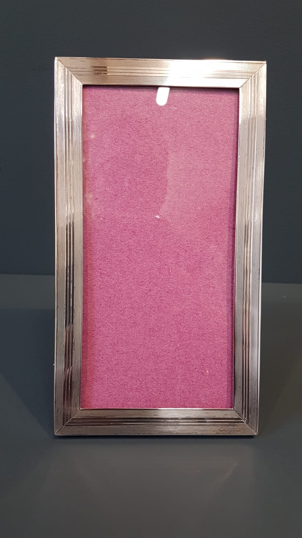 George V Silver Engine Turned Photo Frame