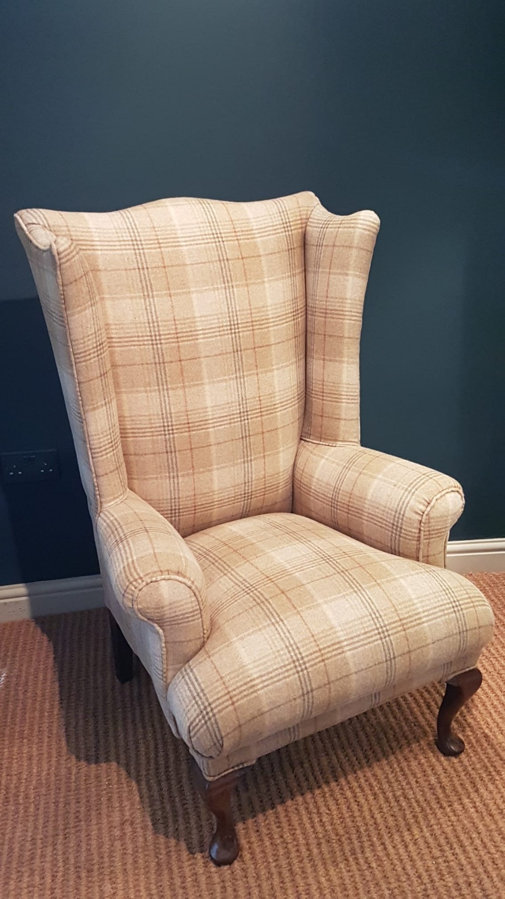 Edwardian Wing Back Arm Chair