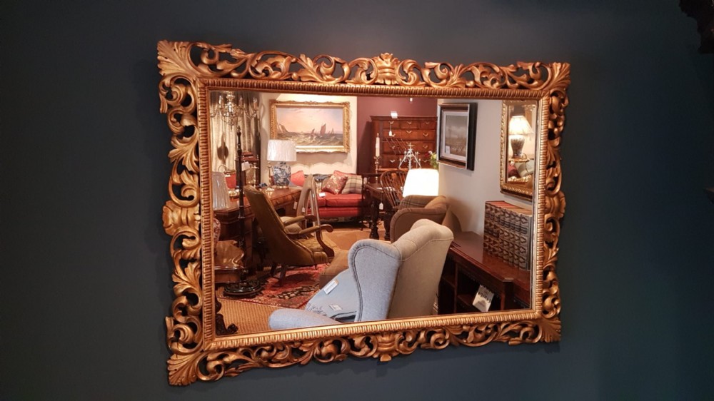 Large Victorian Timber Gilt Mirror