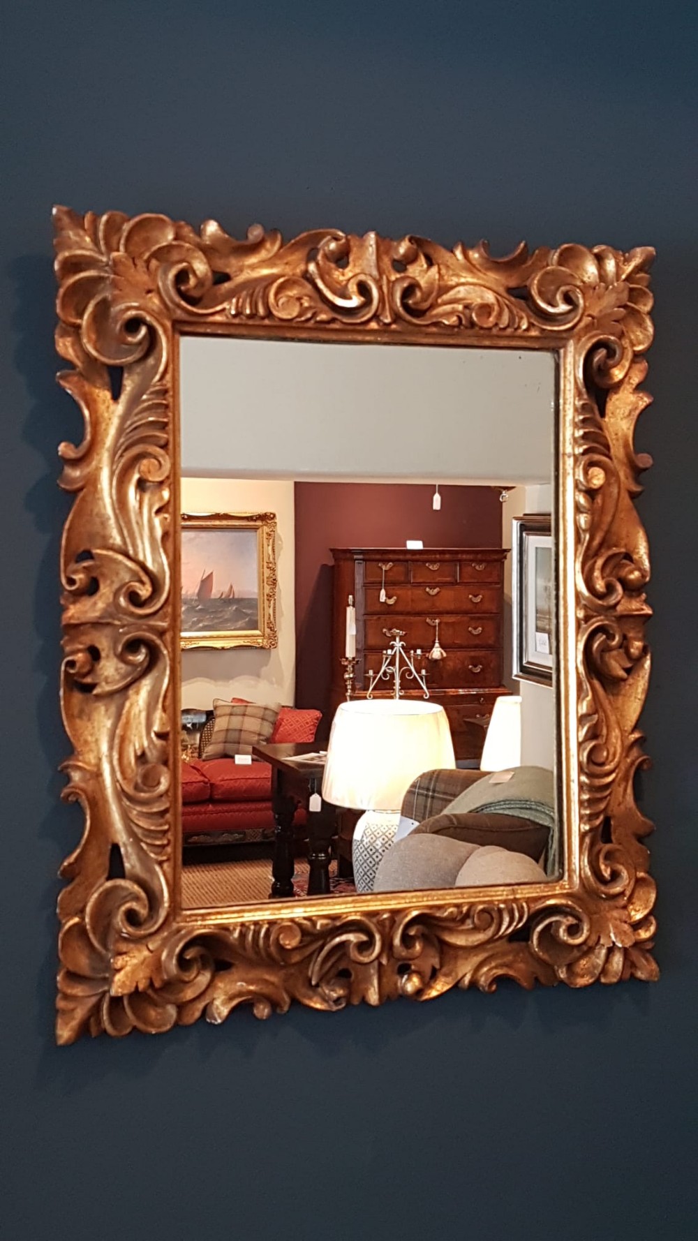 Victorian Timber Gilt Mirror
