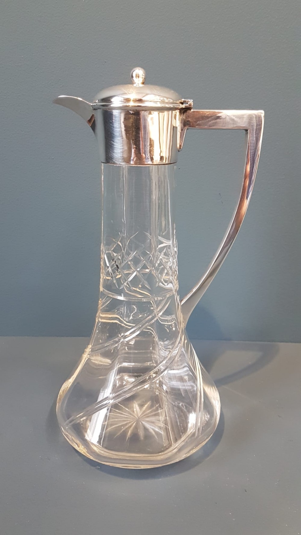Edwardian Silver Claret Jug