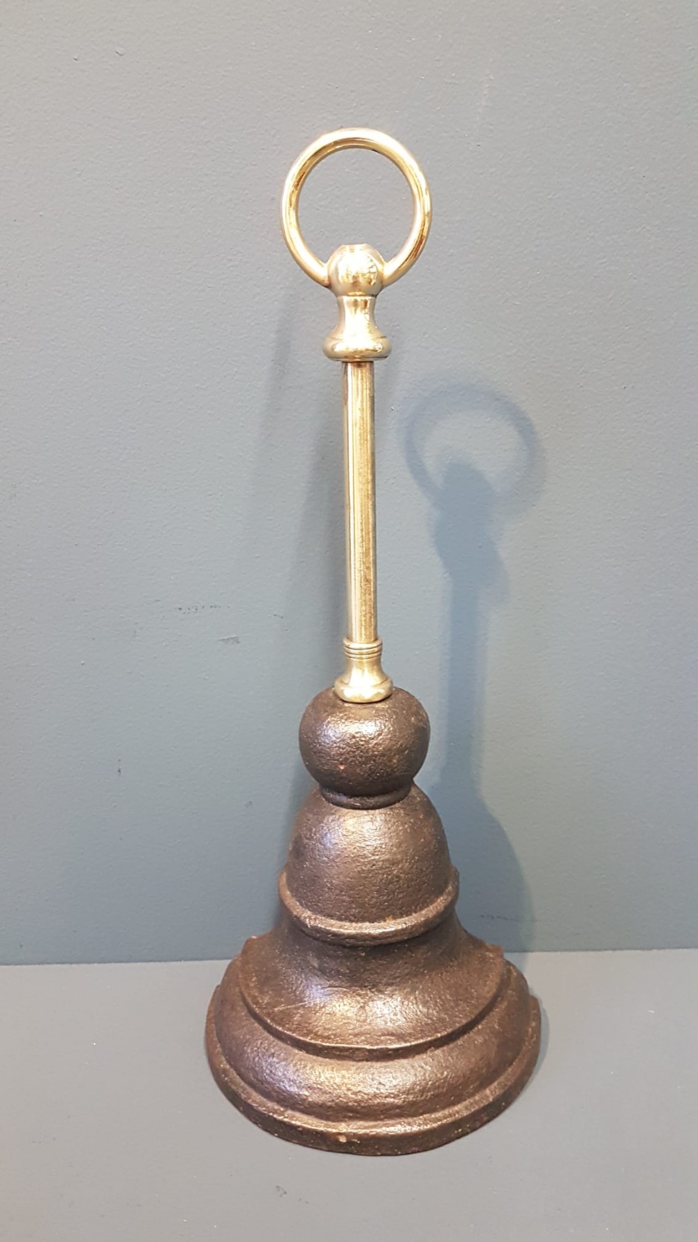 Victorian Brass and Cast Iron Door Stop