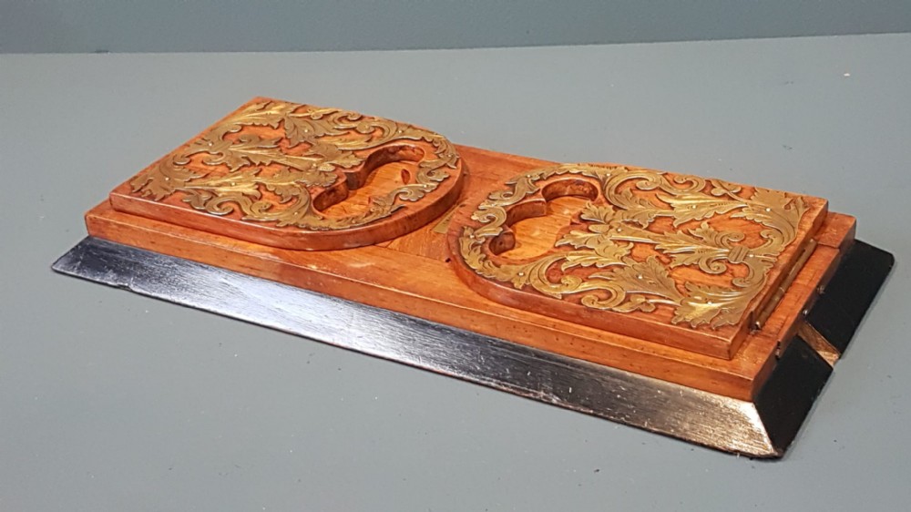 Victorian Walnut Book Slide