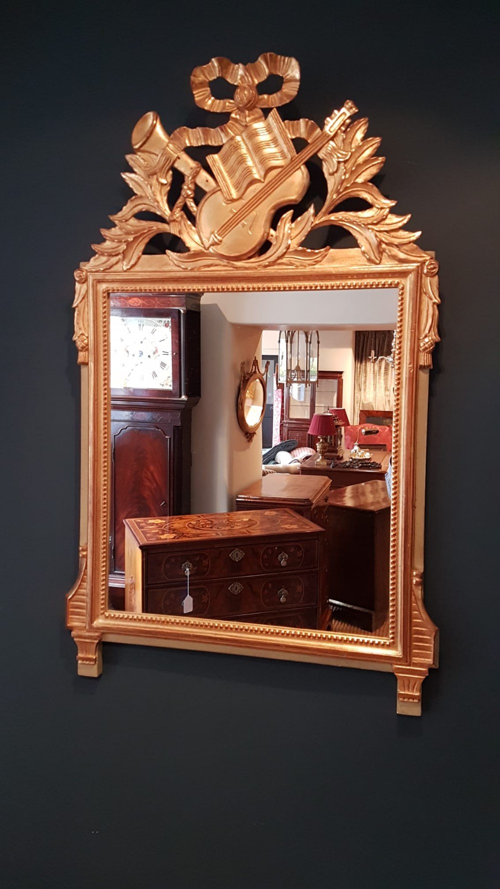Edwardian Timber Gilt Mirror
