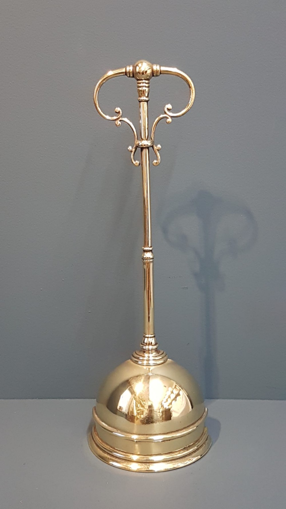 Superb Victorian Brass Door Stop by Tonks