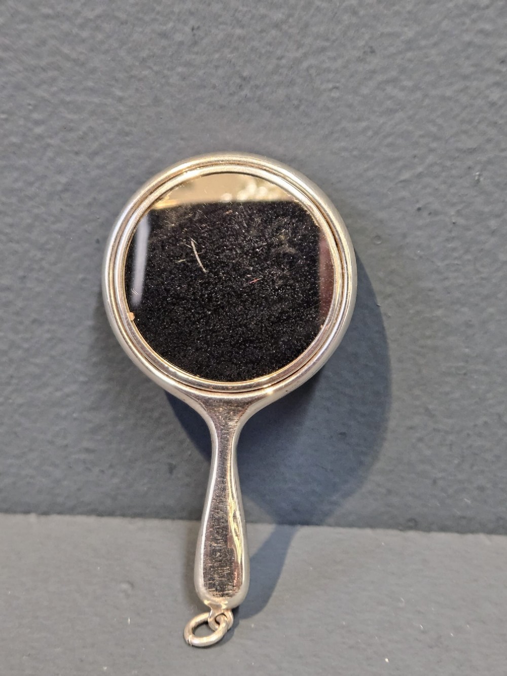 George V Silver Flirting Mirror