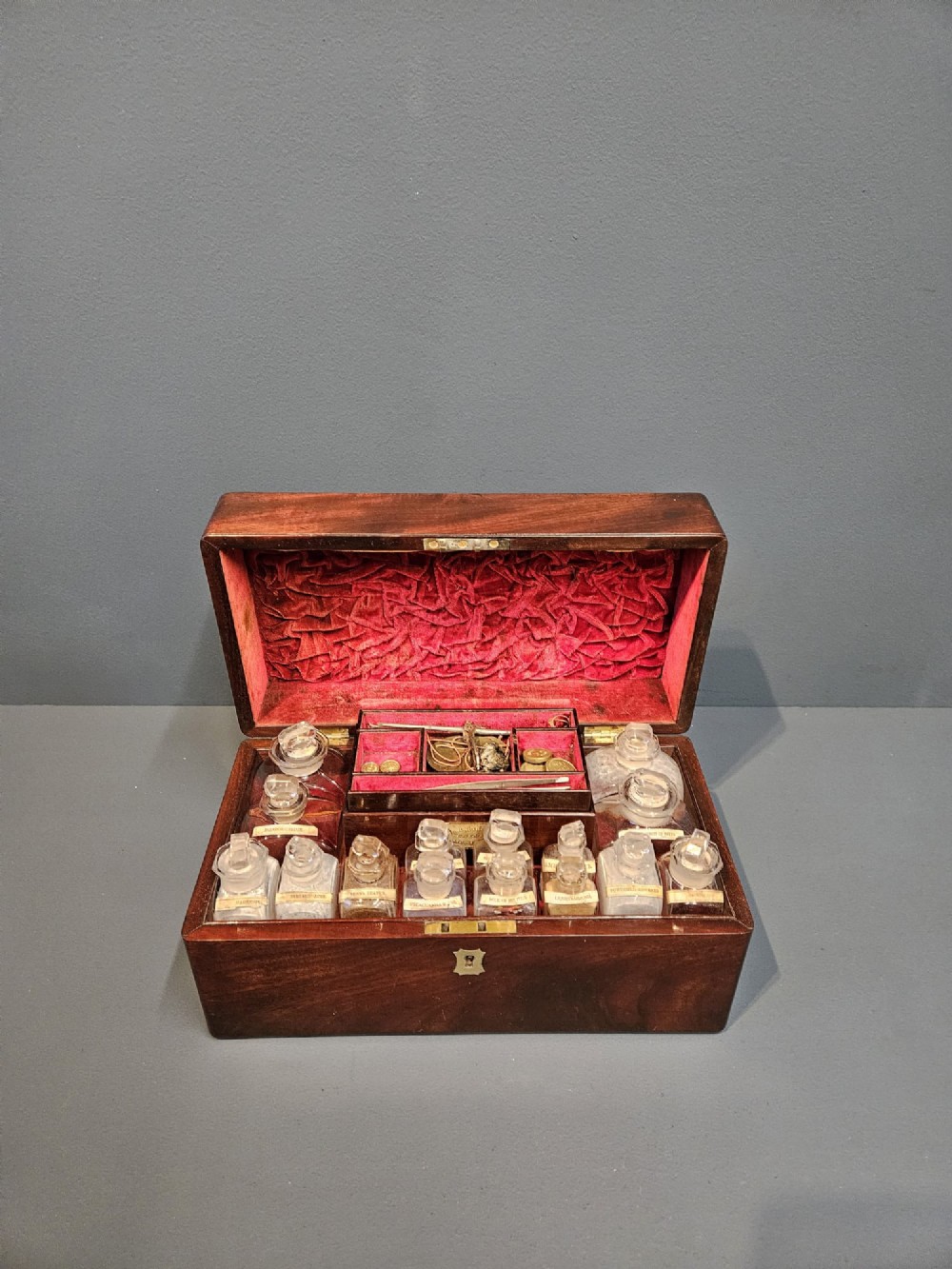 Victorian Mahogany Apothecary Box