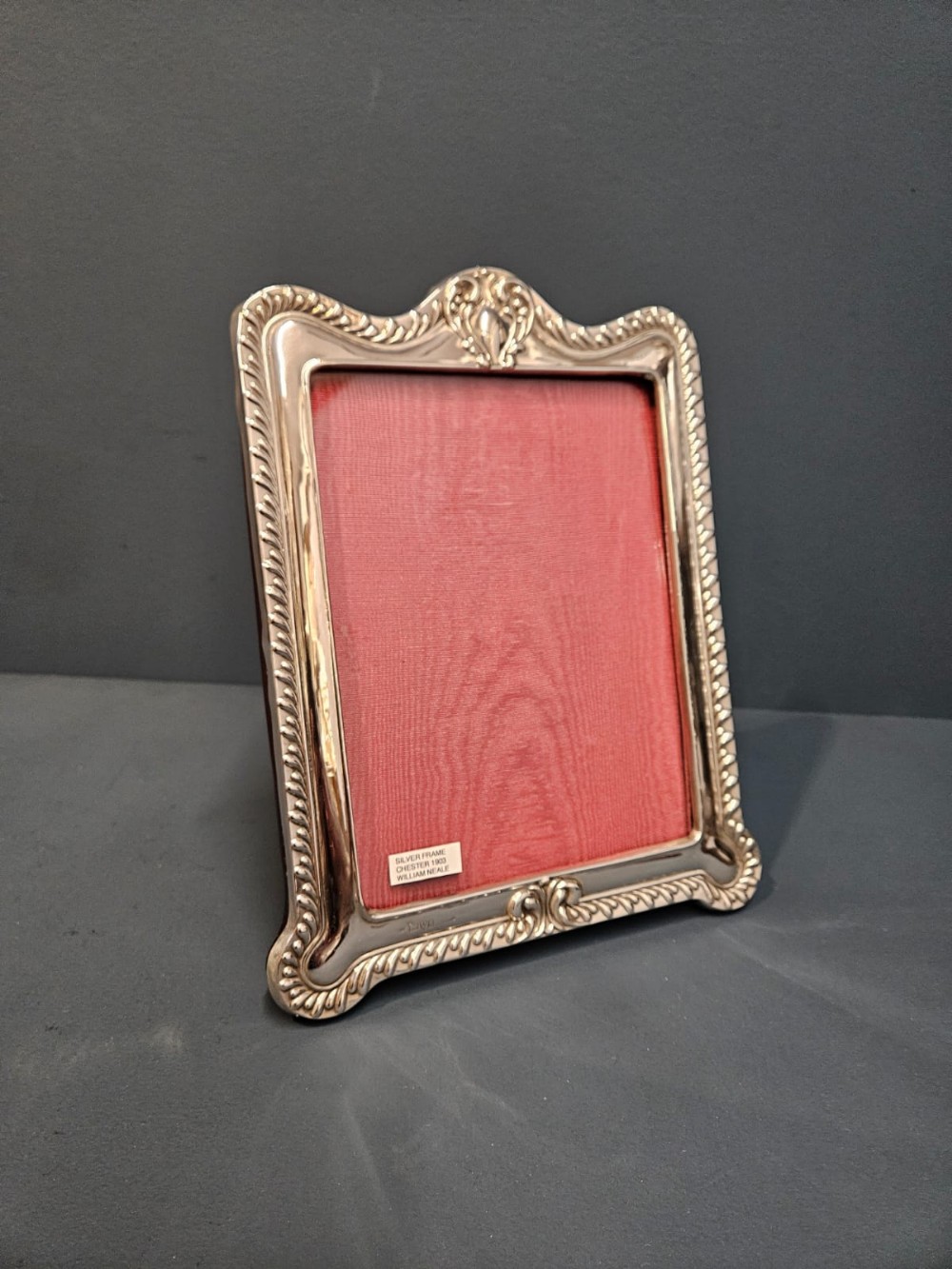 Large Edwardian Silver Photo Frame