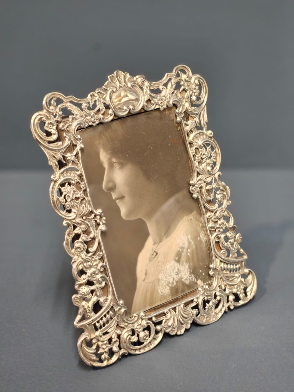 Victorian Silver Photo Frame