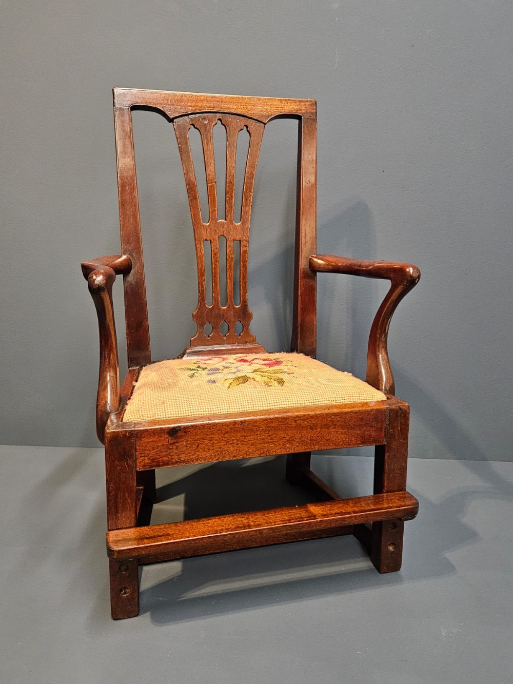 George III Mahogany Child's Chair