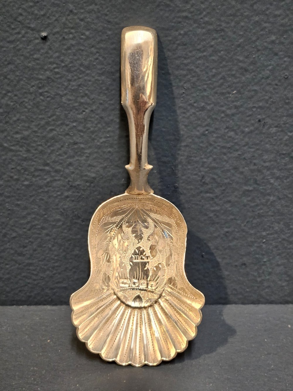 Fine Quality Victorian Silver Caddy Spoon