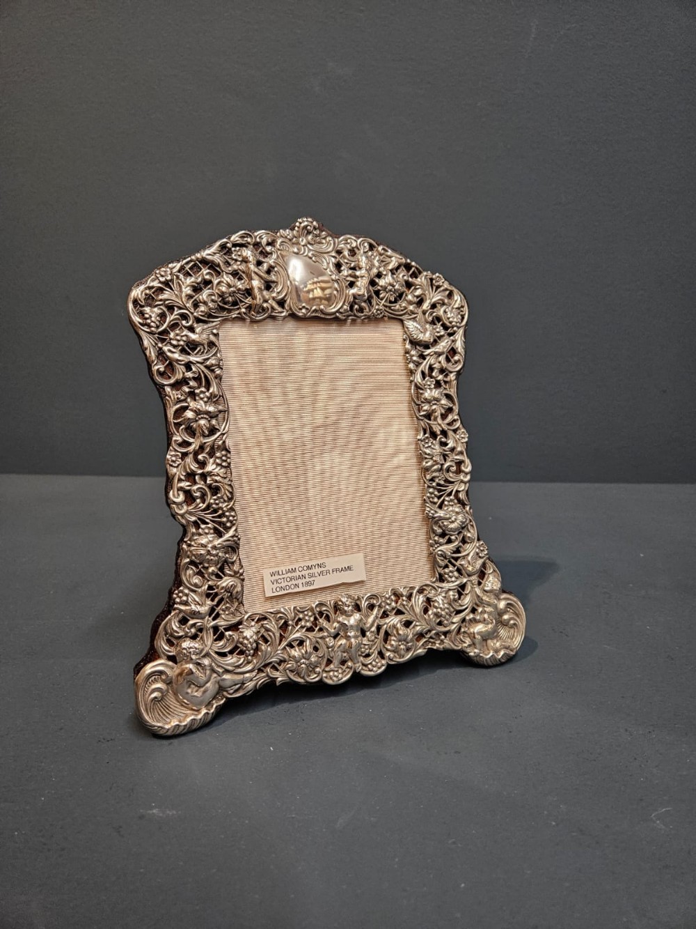 Victorian Silver Photo Frame By William Comyns
