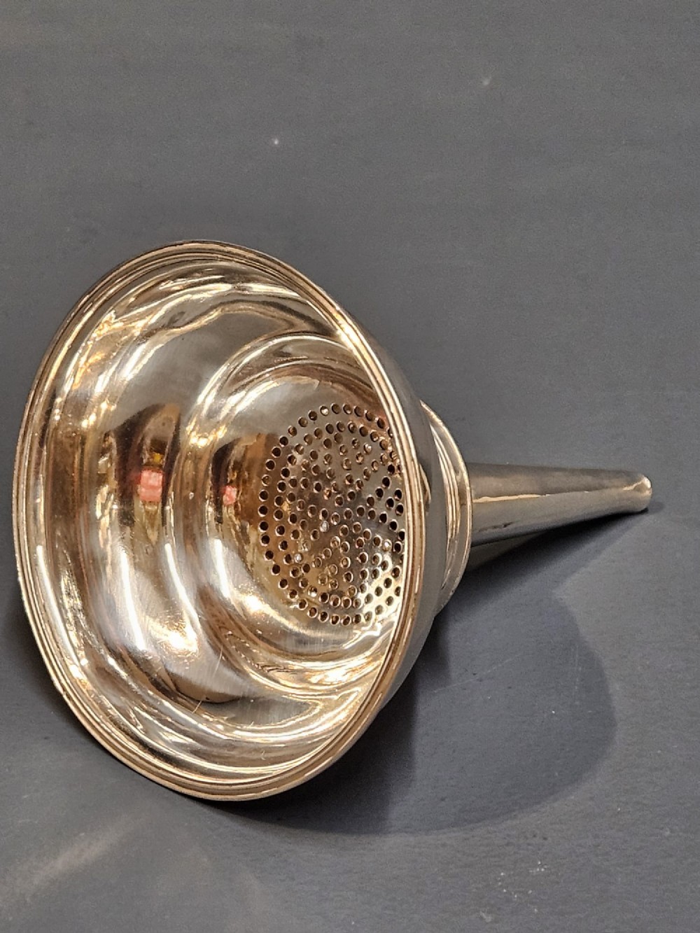 Georgian Silver Wine Funnel